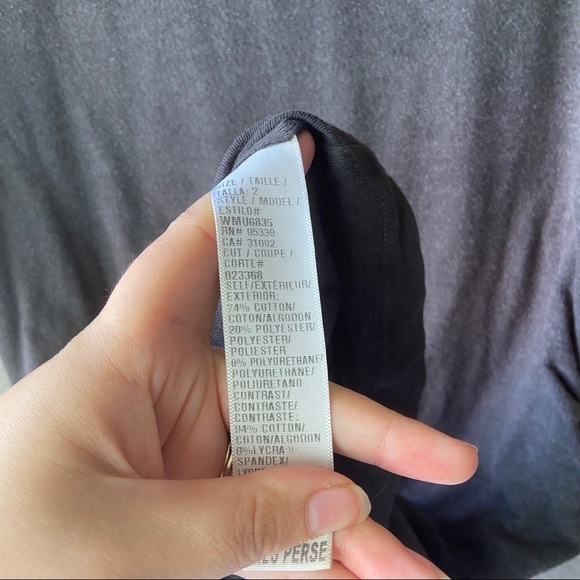 James Perse Skinny crew neck tank gray knit dress - Picture 8 of 11